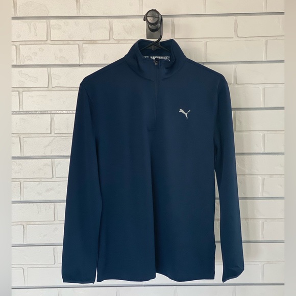 Puma Boy's Junior Gamer Golf 1/4 Zip - Picture 2 of 2